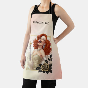 Retro 50s glamoureuze huisvrouw Funny sarcastische Schort