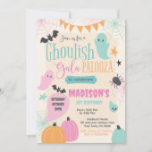 Retro 50s Halloween Party Invitation (Devant)