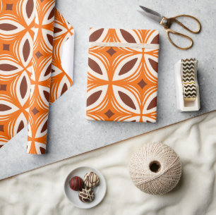 Retro 50s Hawaïaans patroon Cadeaupapier