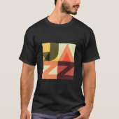 Retro 50s Jazz Music Typografie T-Shirt (Voorkant)