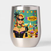 Retro 50s Mardi Gras Martini Cocktail Party (Achterkant)