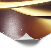 Retro 50s Santa Christmas Green Martini Foto Afdruk (Hoek)