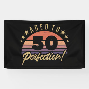 Retro 50th Birthday Humor Spandoek