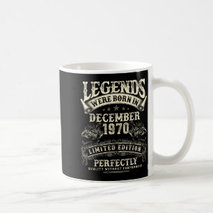 Retro 55e verjaardag voor mannen 55 jaar oud decem koffiemok