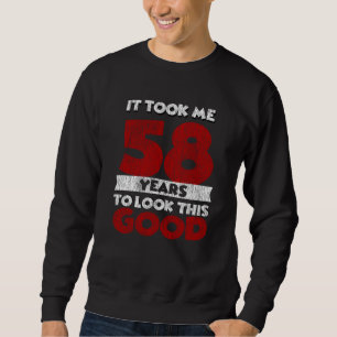 Retro 58 Jaar Oude Grappige 58e Verjaardagscadeau Trui