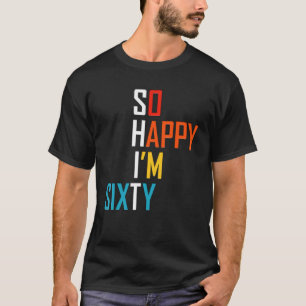  Retro 60 jaar oud 1959 Funny 60th Birthd T-shirt