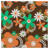 rétro 60 les années 70 tissu de fleurs v2 (Fermer)
