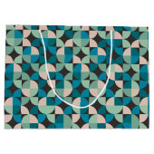 Retro  60-patroon groot cadeauzakje (Achterkant)