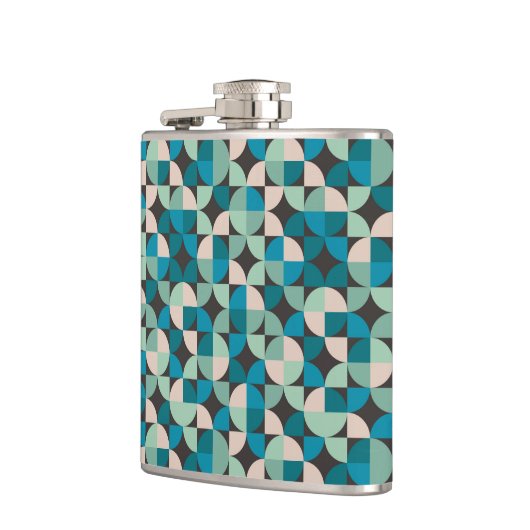 Retro 60-patroon heupfles (Links)