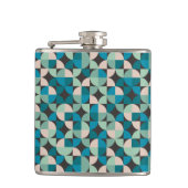 Retro  60-patroon heupfles (Voorkant)