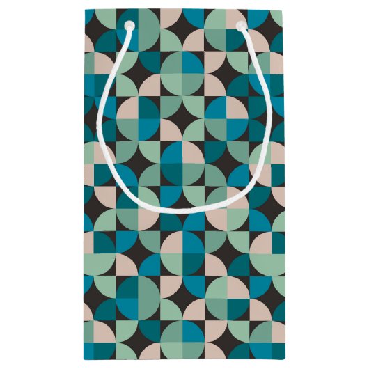 Retro  60-patroon klein cadeauzakje (Achterkant)