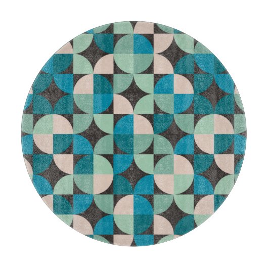 Retro 60-patroon snijplank (Voorkant)