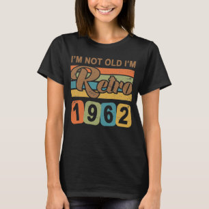 Retro 60e verjaardag 1962 t-shirt