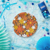 Retro 60s 70s Aesthetisch Bord flessenpapier (Feest)