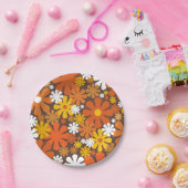 Retro 60s 70s Aesthetisch Bord flessenpapier (Feest)