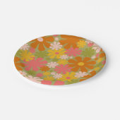 Retro 60s 70s Aesthetisch Bord flessenpapier (Gekanteld)