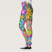 Retro 60s 70s Bloem Leggings (Links)