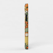 Retro 60s 70s Floral Pattern Personalized Case-Mate iPhone Case (Achterkant/rechts)