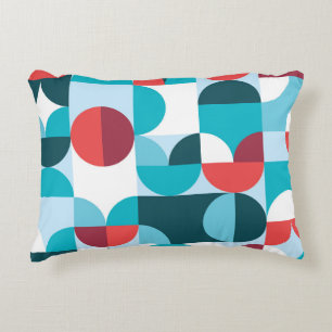 Retro 60's 70's minimalistisch patroon accent kussen