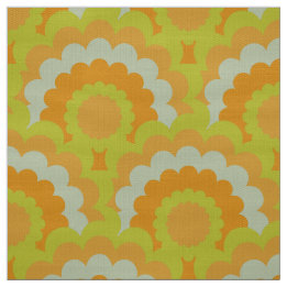 Retro 60s 70s Mod fabric Schallap patroon Stof