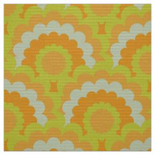 Retro 60s 70s Mod fabric Schallap patroon Stof