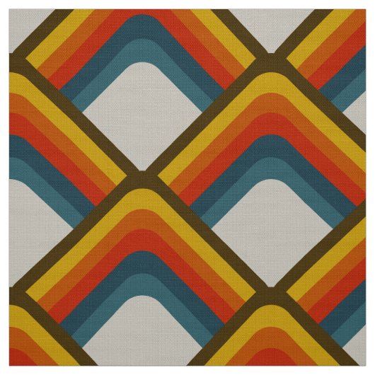retro 60s 70s mod fabric stof (Swatch)