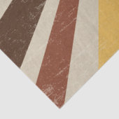 Retro 60s 70s Sunburst Striped Name Room Decoupage Tissuepapier (Detail)