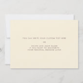 Retro 60s à ma soeur sur ma carte de jour de maria (Dos)