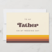 Retro 60s à mon père sur ma carte de jour de maria (Devant)