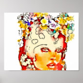 Retro 60s Babe Poster (Voorkant)