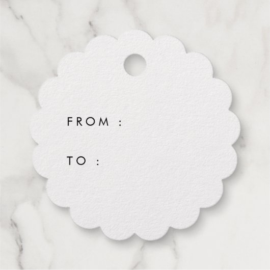 Retro 60s Hippie Vrolijk Kerstmis echt gouden foli Bedankjes Labels (Achterkant)