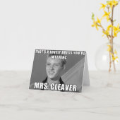 Retro 60's kaart (Gele Bloem)