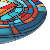 Retro 60s kerstkaars snijplank (Hoek)