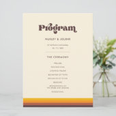 Retro 60s  kleuren programma (Staand voorkant)