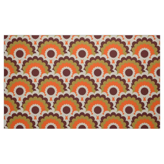 Retro 60s les années 70 tissu Mod (Fat Quarter)