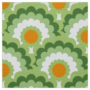Retro 60s les années 70 tissu Mod motif de pétoncl