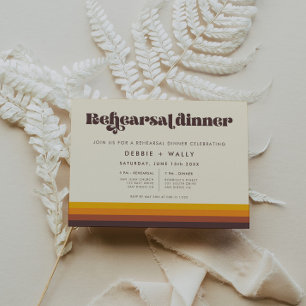 Retro 60s Mid Century repetitie diner Kaart