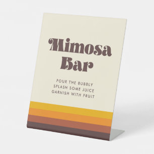 Retro 60s  Mid Wedding Teenslippers Reclamebord Met Voetstuk