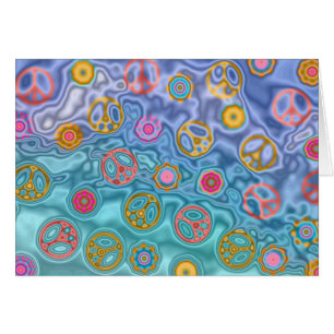 Retro 60s paisible Vagues d'océan Cadeaux