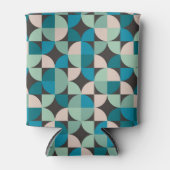 Retro 60's Pattern Blikjeskoeler (Voorkant)