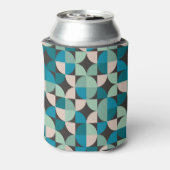 Retro 60's Pattern Blikjeskoeler (Blikje Achterkant)