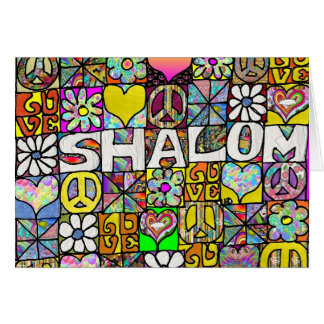 Rétro 60s Psychédélique Shalom AMOUR
