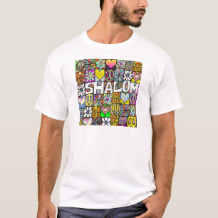 Retro 60s Psychedelische Shalom LIEFDE Kleding Cad T-shirt