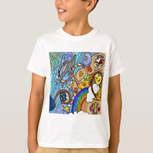 Retro 60s Psychedelische Strandkleding Cadeaus T-shirt