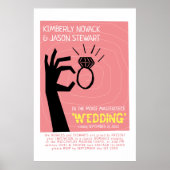 Retro 60s Wedding Mid-Century Modern Movie Poster (Voorkant)
