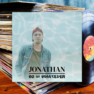 Retro 60th Birthday Album Hoesje 90s Muziek Kaart