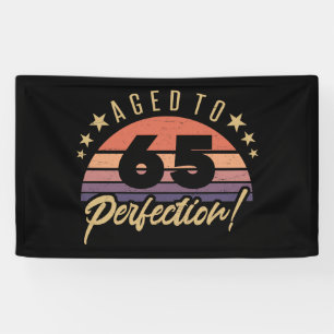 Retro 65th Birthday Humor Spandoek