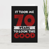 Retro 70 Jaar Oude Grappige 70e Verjaardagscadeau