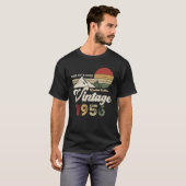 Retro 70e 1956 geschenken 70 jaar oud gemaakt in 1 t-shirt (Voorkant volledig)