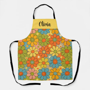 Retro 70er jaren Groovy Flower Power Schort